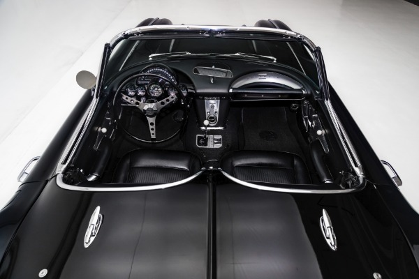 For Sale Used 1961 Chevrolet Corvette Triple Black 4-Spd A/C | American Dream Machines Des Moines IA 50309