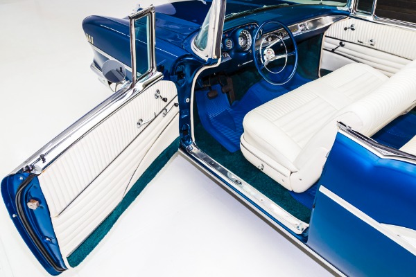 For Sale Used 1957 Chevrolet Bel Air Deep Blue, Power Pack 283 | American Dream Machines Des Moines IA 50309