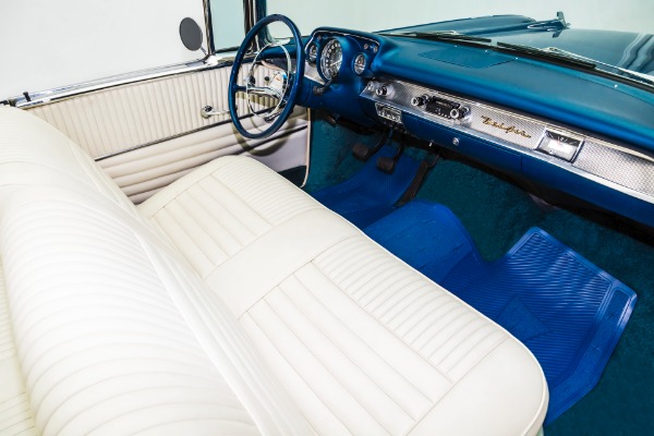 For Sale Used 1957 Chevrolet Bel Air Deep Blue, Power Pack 283 | American Dream Machines Des Moines IA 50309