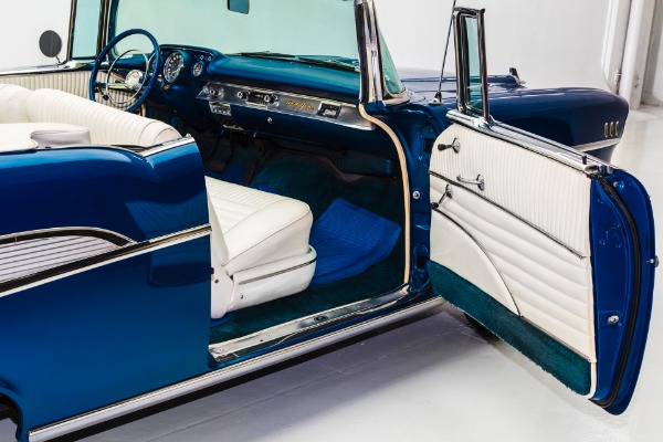 For Sale Used 1957 Chevrolet Bel Air Deep Blue, Power Pack 283 | American Dream Machines Des Moines IA 50309