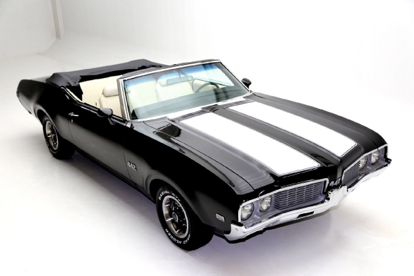 For Sale Used 1969 Oldsmobile Cutlass 442 Real 442 black | American Dream Machines Des Moines IA 50309