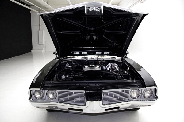 For Sale Used 1969 Oldsmobile Cutlass 442 Real 442 black | American Dream Machines Des Moines IA 50309