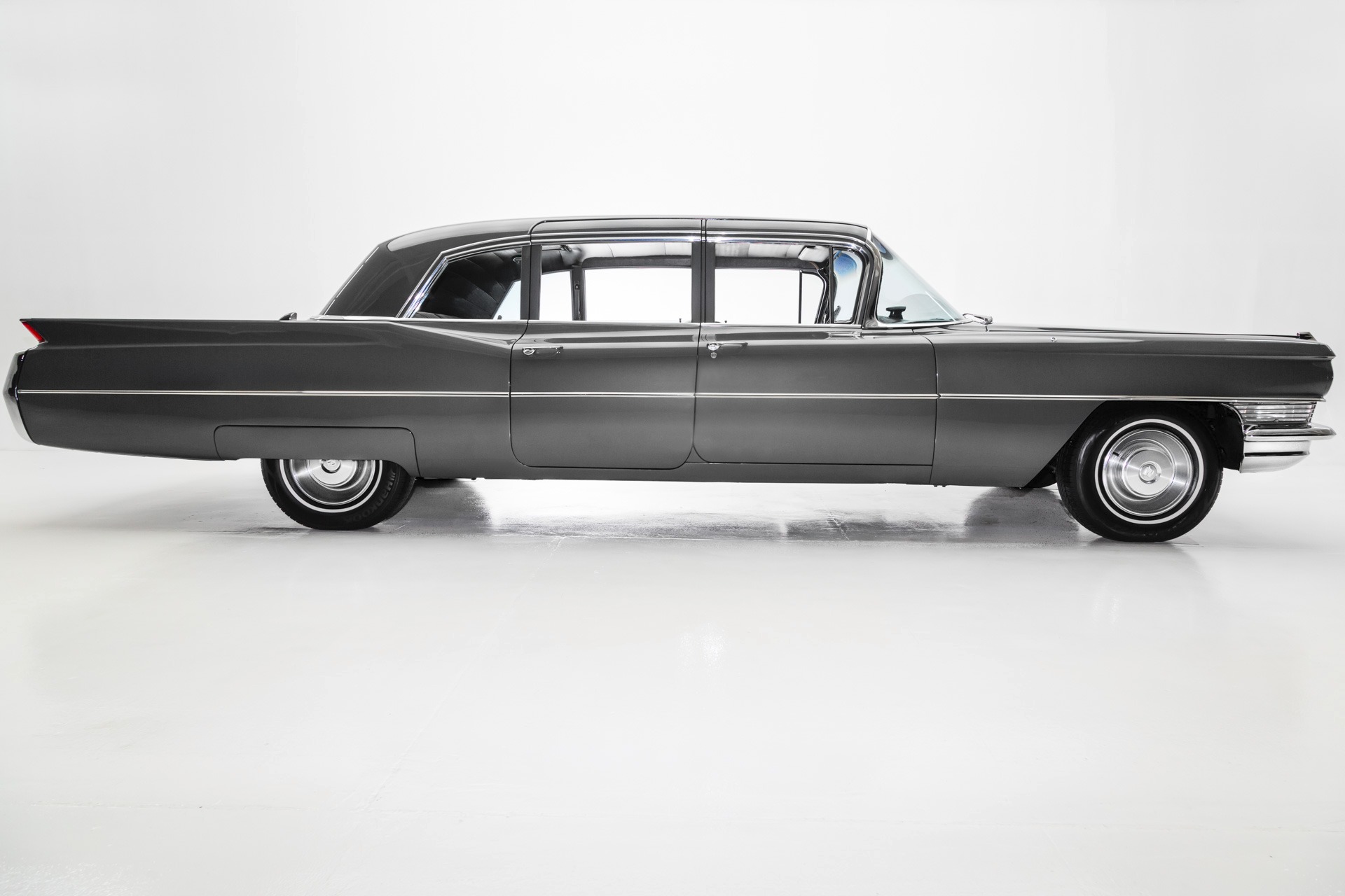 For Sale Used 1965 Cadillac Limousine Shadow Gray A/C | American Dream Machines Des Moines IA 50309