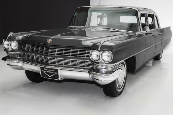 For Sale Used 1965 Cadillac Limousine Shadow Gray A/C | American Dream Machines Des Moines IA 50309