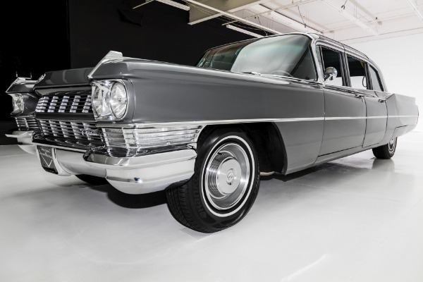 For Sale Used 1965 Cadillac Limousine Shadow Gray A/C | American Dream Machines Des Moines IA 50309