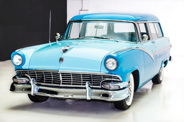 For Sale Used 1956 Ford Parklane 2 Door Wagon V8 Very Rare | American Dream Machines Des Moines IA 50309