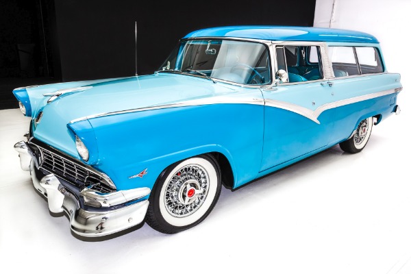 For Sale Used 1956 Ford Parklane 2 Door Wagon V8 Very Rare | American Dream Machines Des Moines IA 50309