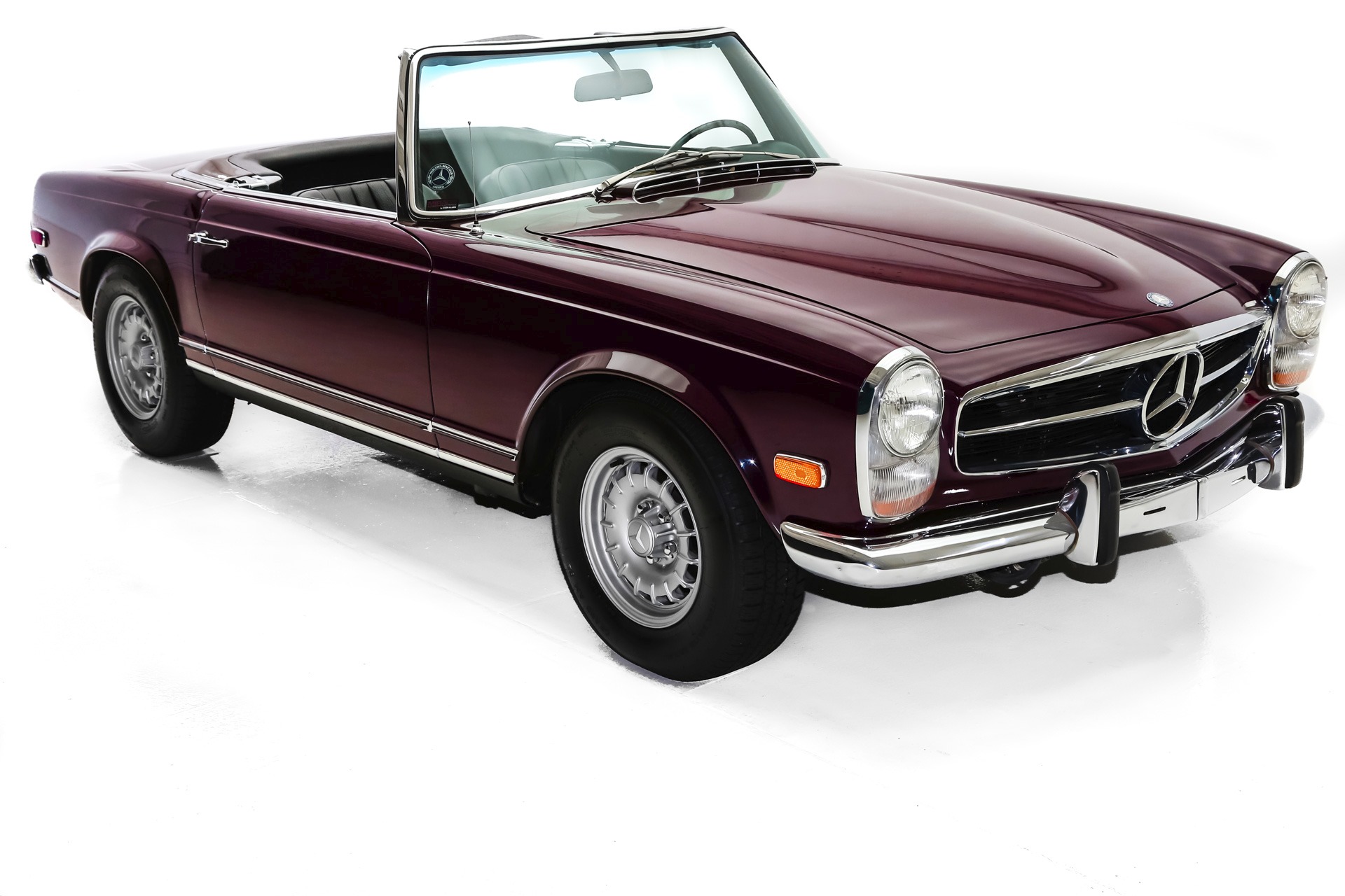 For Sale Used 1969 Mercedes 280 SL 2 Tops, Gorgeous Car | American Dream Machines Des Moines IA 50309