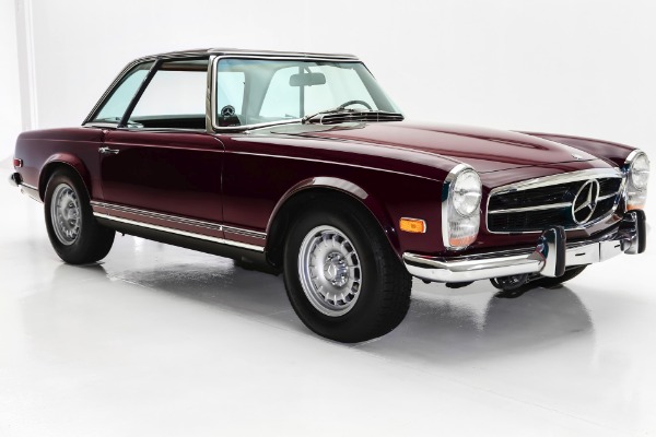 For Sale Used 1969 Mercedes 280 SL 2 Tops, Gorgeous Car | American Dream Machines Des Moines IA 50309