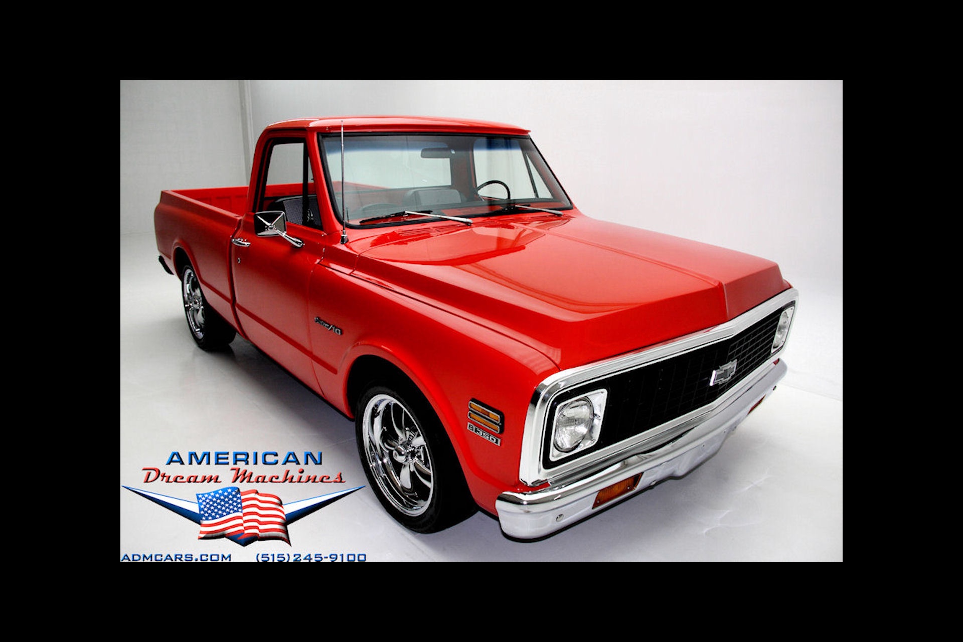 For Sale Used 1972 Chevrolet C10 Shortbox Pickup Pickup houndstooth | American Dream Machines Des Moines IA 50309