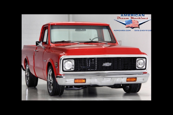 For Sale Used 1972 Chevrolet C10 Shortbox Pickup Pickup houndstooth | American Dream Machines Des Moines IA 50309