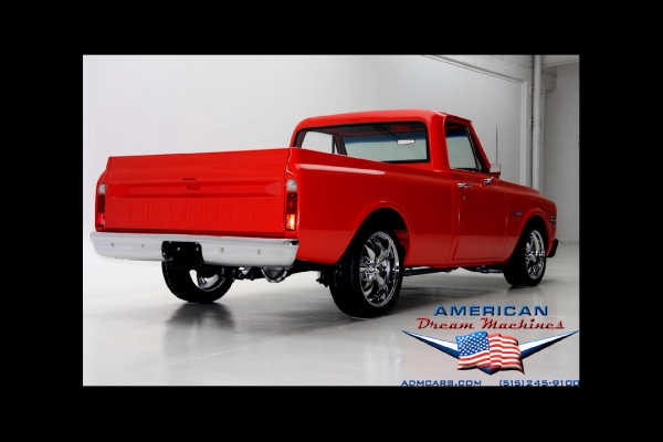 For Sale Used 1972 Chevrolet C10 Shortbox Pickup Pickup houndstooth | American Dream Machines Des Moines IA 50309