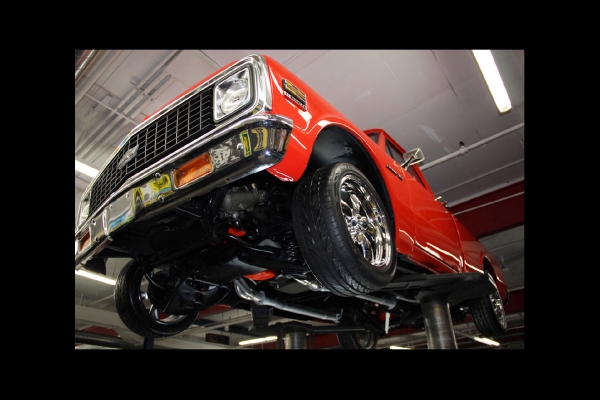 For Sale Used 1972 Chevrolet C10 Shortbox Pickup Pickup houndstooth | American Dream Machines Des Moines IA 50309