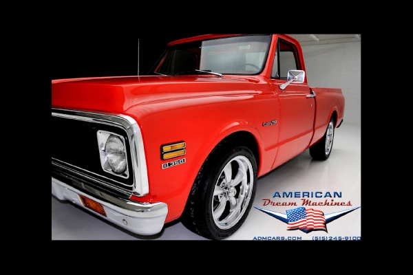 For Sale Used 1972 Chevrolet C10 Shortbox Pickup Pickup houndstooth | American Dream Machines Des Moines IA 50309