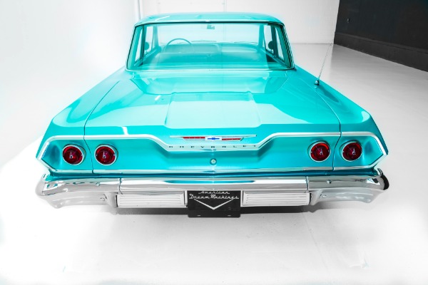 For Sale Used 1963 Chevrolet Bel Air 4-Spd PS PB New Chrome | American Dream Machines Des Moines IA 50309