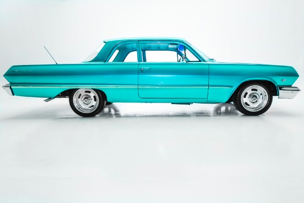 For Sale Used 1963 Chevrolet Bel Air 4-Spd PS PB New Chrome | American Dream Machines Des Moines IA 50309