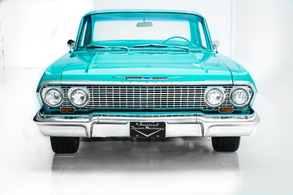 For Sale Used 1963 Chevrolet Bel Air 4-Spd PS PB New Chrome | American Dream Machines Des Moines IA 50309