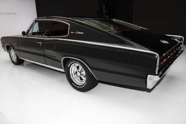 For Sale Used 1966 Dodge Charger Black/Red 440,727 Auto | American Dream Machines Des Moines IA 50309