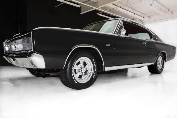 For Sale Used 1966 Dodge Charger Black/Red 440,727 Auto | American Dream Machines Des Moines IA 50309