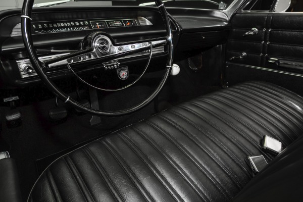 For Sale Used 1963 Chevrolet Impala Black 4-Speed New Chrome | American Dream Machines Des Moines IA 50309