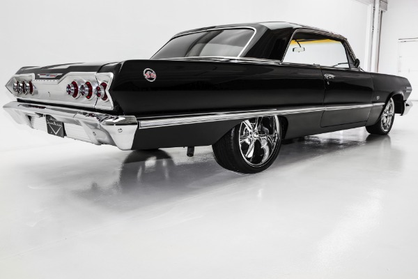 For Sale Used 1963 Chevrolet Impala Black 4-Speed New Chrome | American Dream Machines Des Moines IA 50309