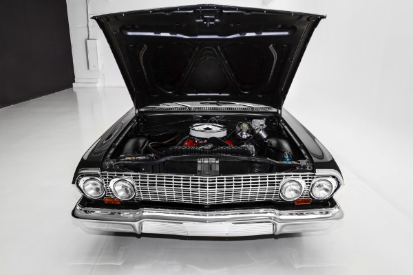 For Sale Used 1963 Chevrolet Impala Black 4-Speed New Chrome | American Dream Machines Des Moines IA 50309