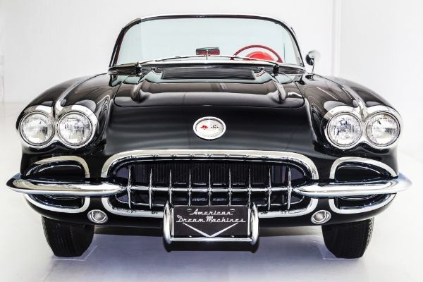 For Sale Used 1958 Chevrolet Corvette Black & Red Frame-Off | American Dream Machines Des Moines IA 50309