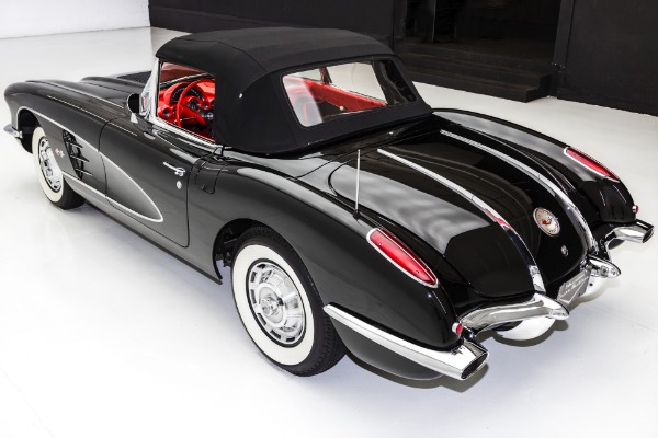 For Sale Used 1958 Chevrolet Corvette Black & Red Frame-Off | American Dream Machines Des Moines IA 50309