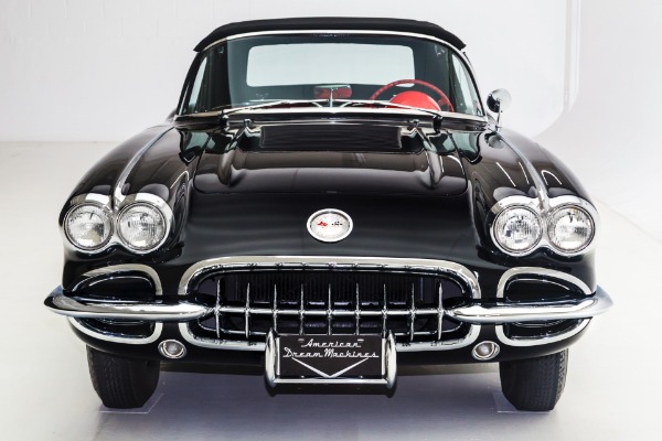 For Sale Used 1958 Chevrolet Corvette Black & Red Frame-Off | American Dream Machines Des Moines IA 50309