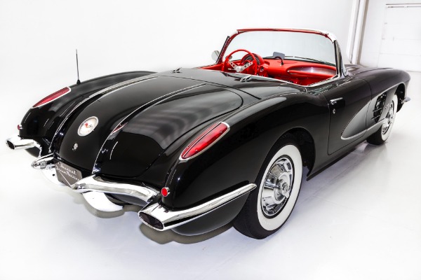 For Sale Used 1958 Chevrolet Corvette Black & Red Frame-Off | American Dream Machines Des Moines IA 50309