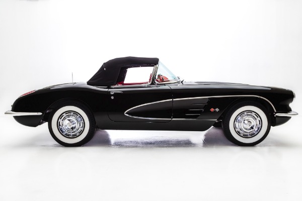 For Sale Used 1958 Chevrolet Corvette Black & Red Frame-Off | American Dream Machines Des Moines IA 50309