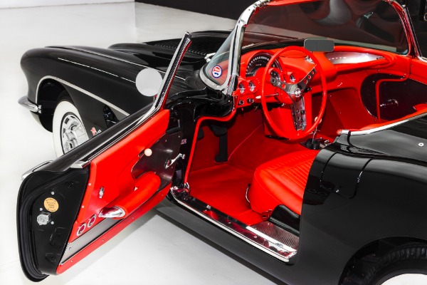 For Sale Used 1958 Chevrolet Corvette Black & Red Frame-Off | American Dream Machines Des Moines IA 50309