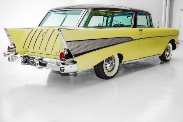 For Sale Used 1957 Chevrolet Nomad Rare Black & Cream | American Dream Machines Des Moines IA 50309