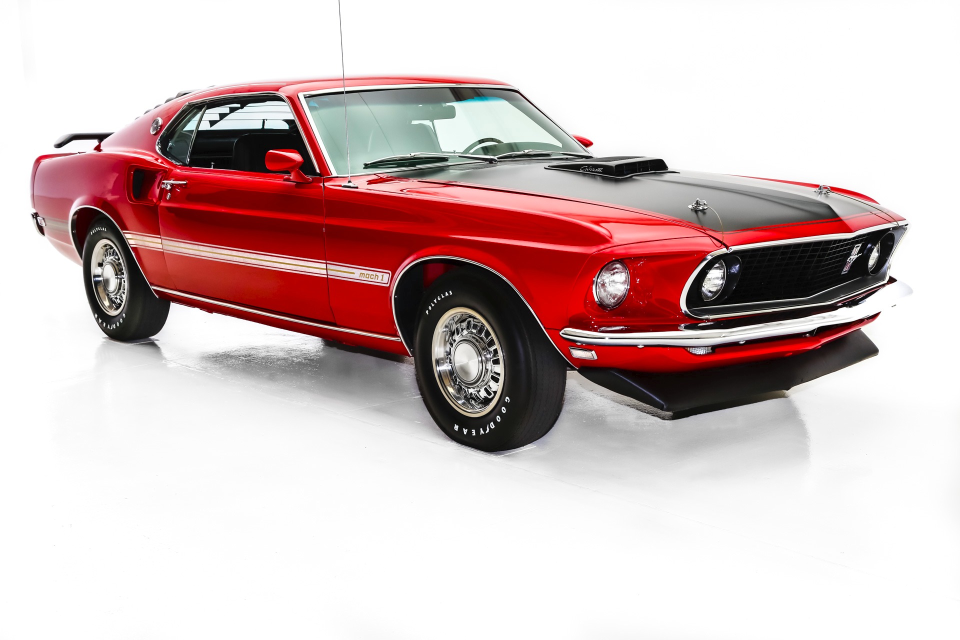 For Sale Used 1969 Ford Mustang Mach1 R Code 428 Manual A/C | American Dream Machines Des Moines IA 50309