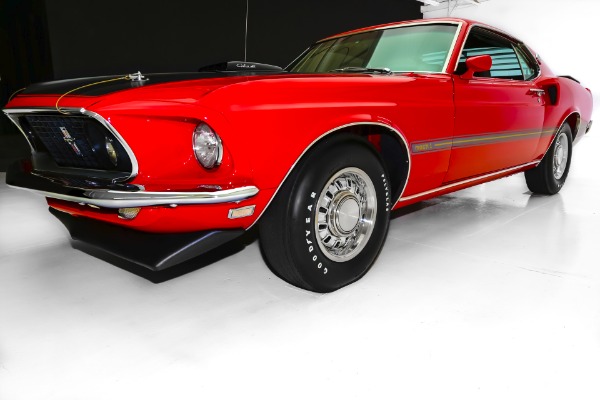 For Sale Used 1969 Ford Mustang Mach1 R Code 428 Manual A/C | American Dream Machines Des Moines IA 50309
