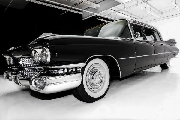 For Sale Used 1959 Cadillac Fleetwood Limousine RARE Leather | American Dream Machines Des Moines IA 50309