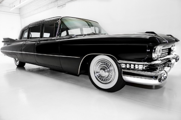 For Sale Used 1959 Cadillac Fleetwood Limousine RARE Leather | American Dream Machines Des Moines IA 50309