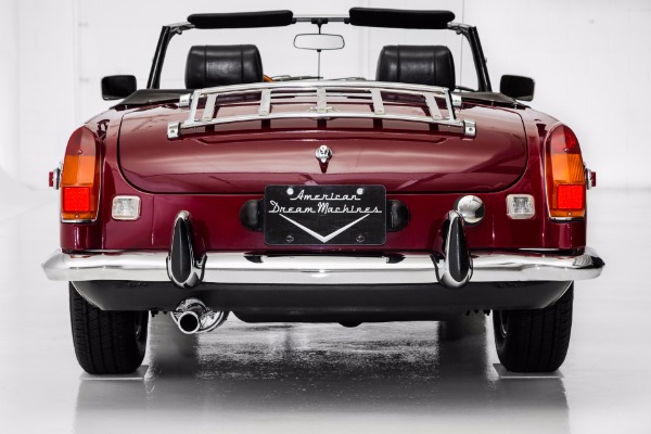 For Sale Used 1974 MG MGB Burgundy, Chrome Bumpers, British Sports Car (WHOLESALE CLEARANCE PRICED) | American Dream Machines Des Moines IA 50309