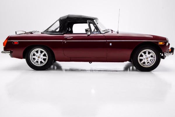 For Sale Used 1974 MG MGB Burgundy, Chrome Bumpers, British Sports Car (WHOLESALE CLEARANCE PRICED) | American Dream Machines Des Moines IA 50309