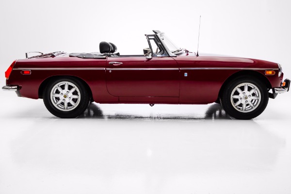 For Sale Used 1974 MG MGB Burgundy, Chrome Bumpers, British Sports Car (WHOLESALE CLEARANCE PRICED) | American Dream Machines Des Moines IA 50309