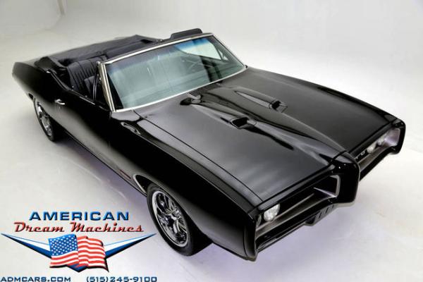 For Sale Used 1968 Pontiac Tempest convertible Triple Black | American Dream Machines Des Moines IA 50309