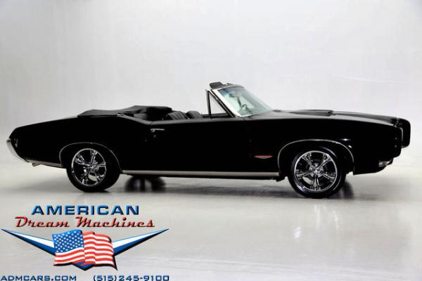 For Sale Used 1968 Pontiac Tempest convertible Triple Black | American Dream Machines Des Moines IA 50309