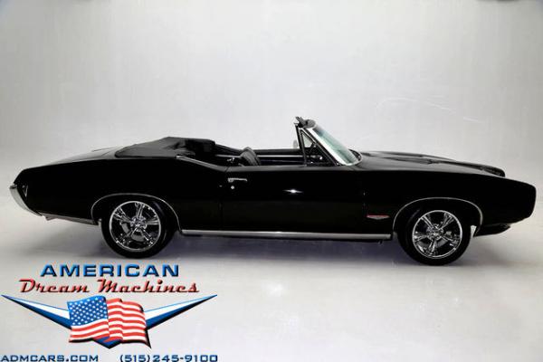 For Sale Used 1968 Pontiac Tempest convertible Triple Black | American Dream Machines Des Moines IA 50309