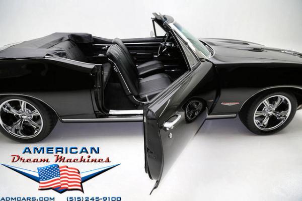 For Sale Used 1968 Pontiac Tempest convertible Triple Black | American Dream Machines Des Moines IA 50309