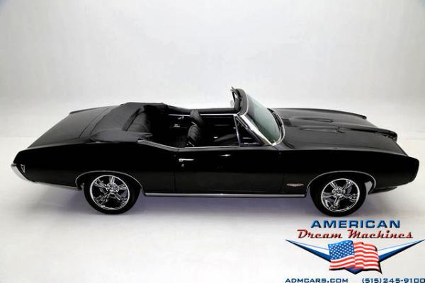 For Sale Used 1968 Pontiac Tempest convertible Triple Black | American Dream Machines Des Moines IA 50309