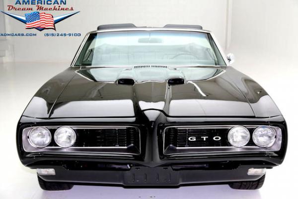 For Sale Used 1968 Pontiac Tempest convertible Triple Black | American Dream Machines Des Moines IA 50309