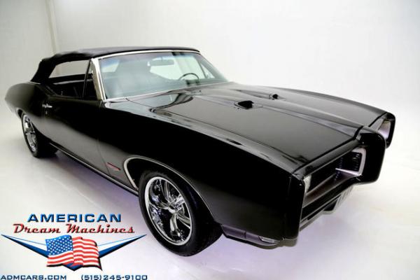 For Sale Used 1968 Pontiac Tempest convertible Triple Black | American Dream Machines Des Moines IA 50309