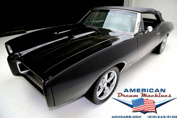 For Sale Used 1968 Pontiac Tempest convertible Triple Black | American Dream Machines Des Moines IA 50309