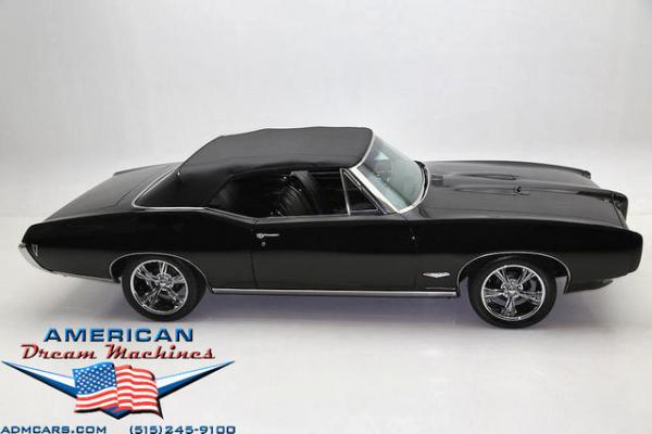 For Sale Used 1968 Pontiac Tempest convertible Triple Black | American Dream Machines Des Moines IA 50309