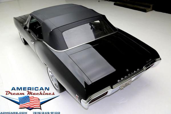 For Sale Used 1968 Pontiac Tempest convertible Triple Black | American Dream Machines Des Moines IA 50309